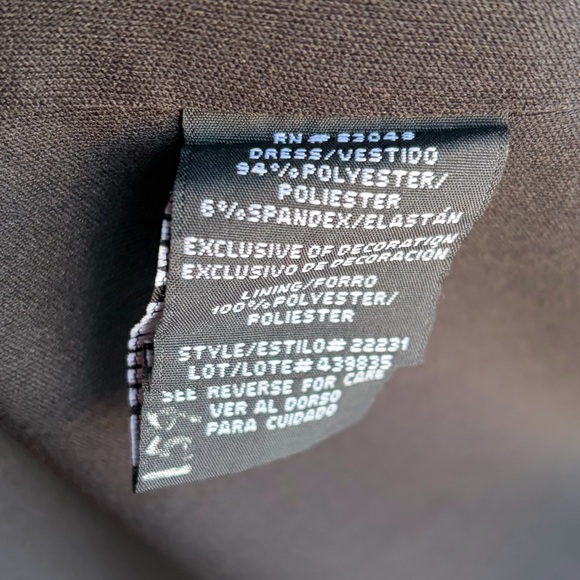 🆕 ✨ Nightway Black Rhinestone Embellished Gown Formal Evening Maxi Dress Size 6 - Picture 15 of 15